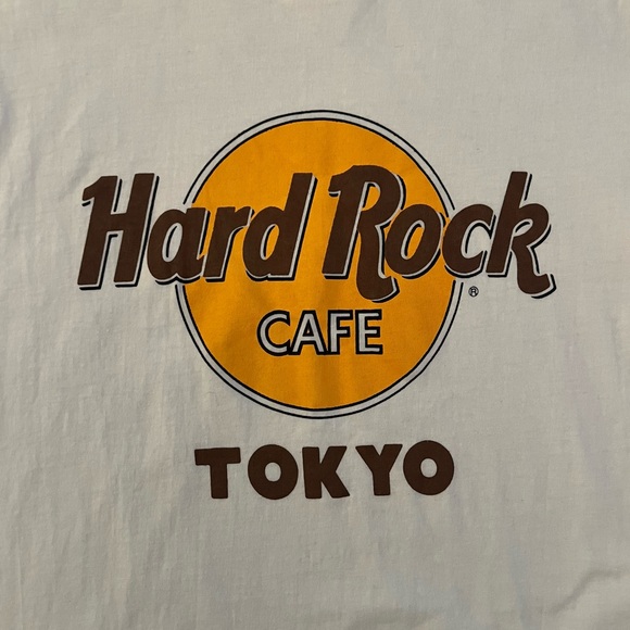Hard Rock Cafe TOKYO Men's Size L Short Sleeve White Graphic T-Shirt - Picture 3 of 8